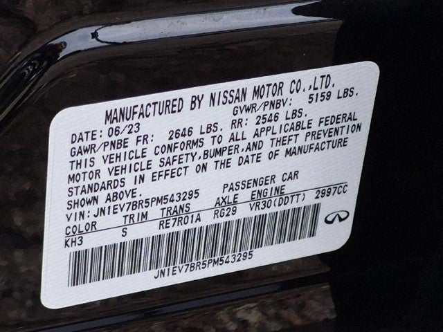 2023 INFINITI Q50 LUXE
