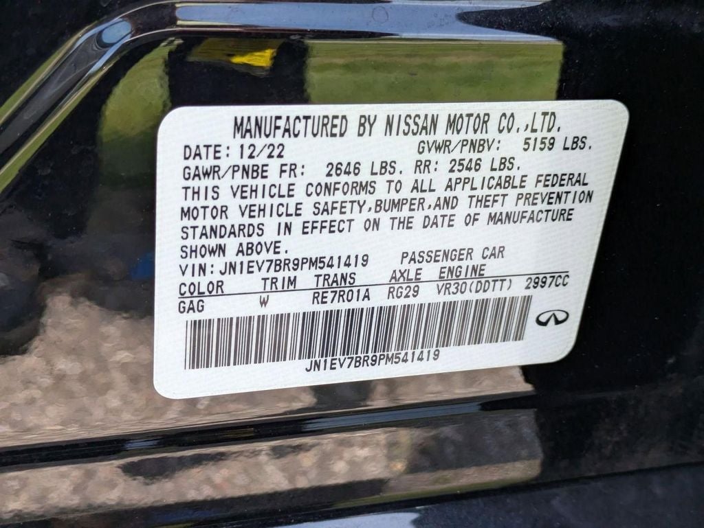 2023 INFINITI Q50 LUXE