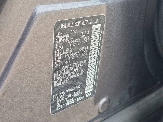 2022 INFINITI QX80 Premium Select