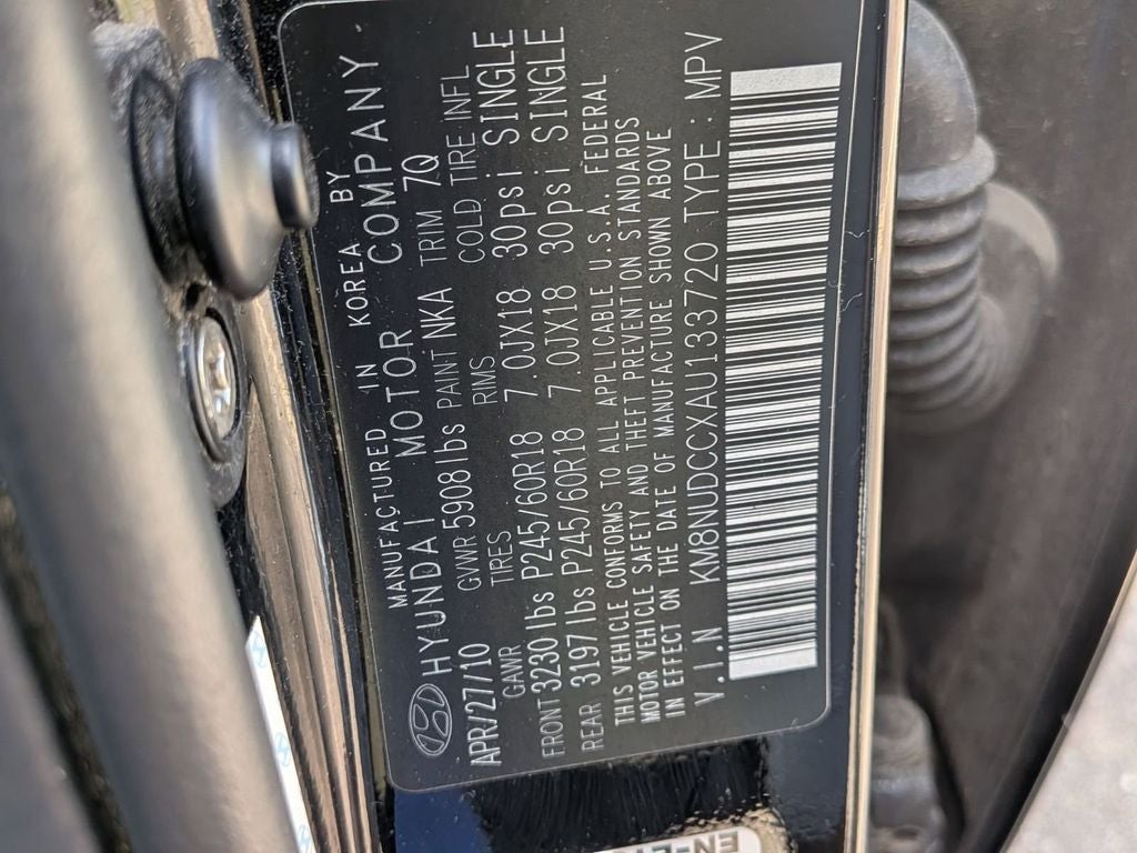 2010 Hyundai Veracruz Limited