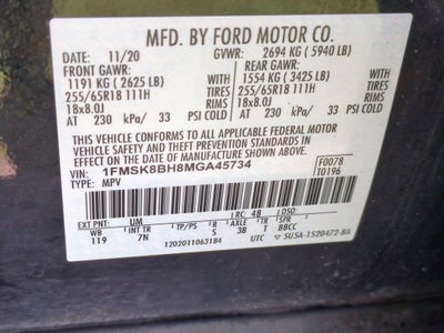 2021 Ford Explorer Base