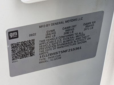 2022 Chevrolet Malibu LS 1LS