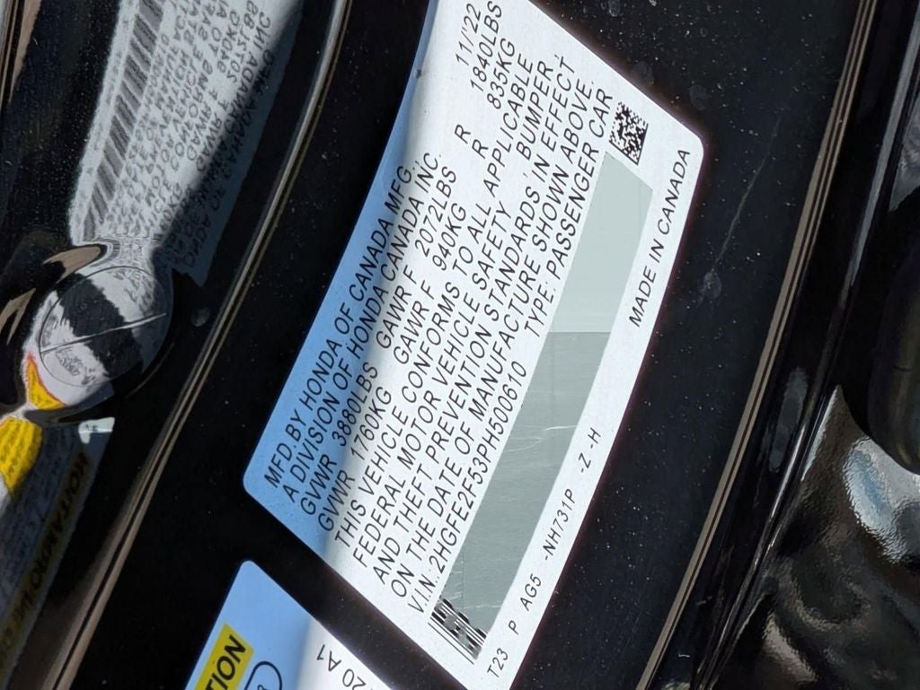 2023 Honda Civic Sport