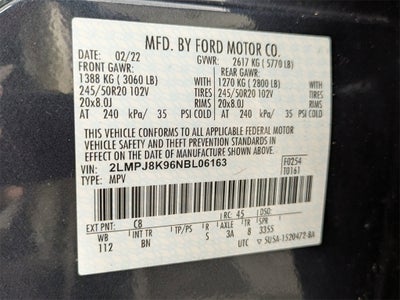 2022 Lincoln Nautilus Reserve