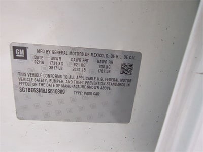 2018 Chevrolet Cruze LT