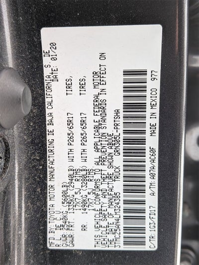 2020 Toyota Tacoma TRD Sport V6