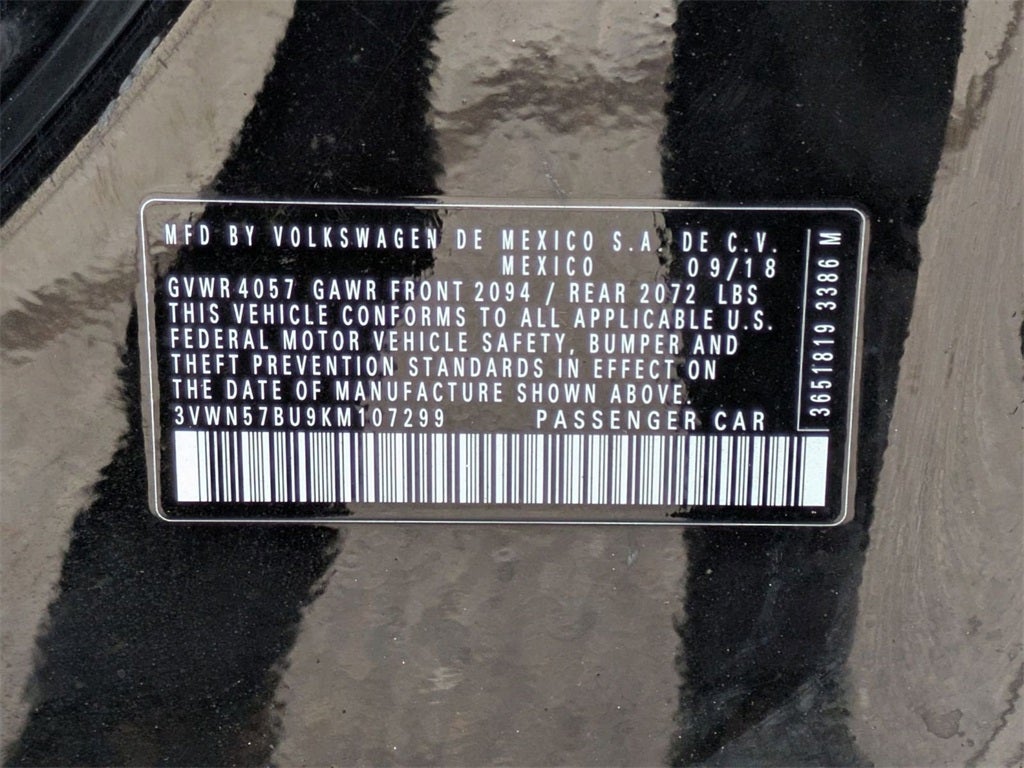 2019 Volkswagen Jetta 1.4T S