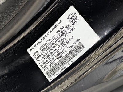 2017 Honda Ridgeline Black Edition