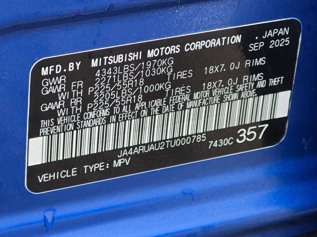 2026 Mitsubishi Outlander Sport 2.0 SE