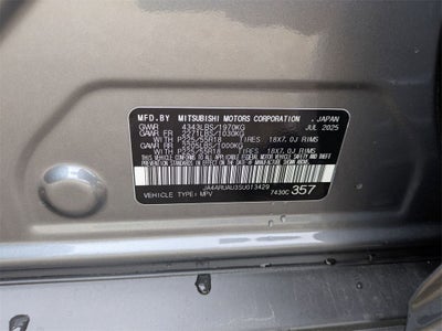 2025 Mitsubishi Outlander Sport 2.0 SE