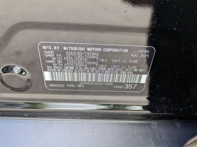 2025 Mitsubishi Outlander Sport 2.0 ES