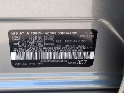 2026 Mitsubishi Outlander Sport 2.0 LE