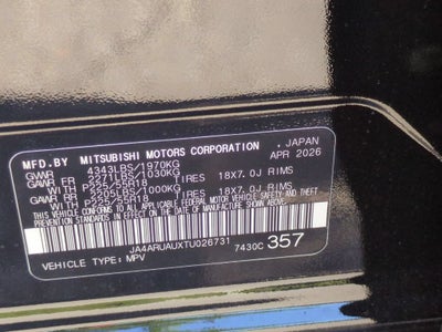 2026 Mitsubishi Outlander Sport 2.0 ES