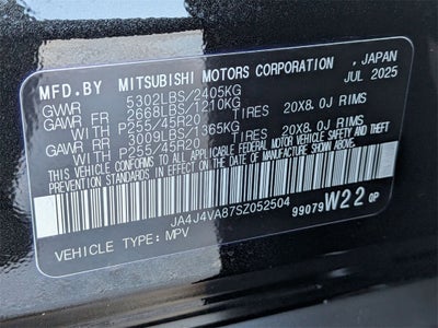 2025 Mitsubishi Outlander SE