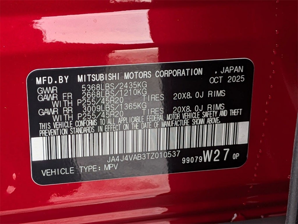 2026 Mitsubishi Outlander SE