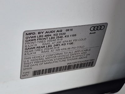 2016 Audi Q3 2.0T Prestige quattro