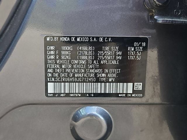 2018 Honda HR-V EX