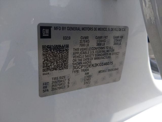 2019 Chevrolet Silverado 1500 LT