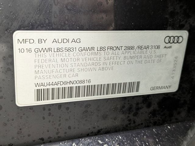 2017 Audi A8 L 3.0T quattro