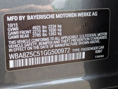 2016 BMW 3 Series 328i xDrive Gran Turismo
