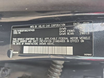 2012 Volvo S60 T5