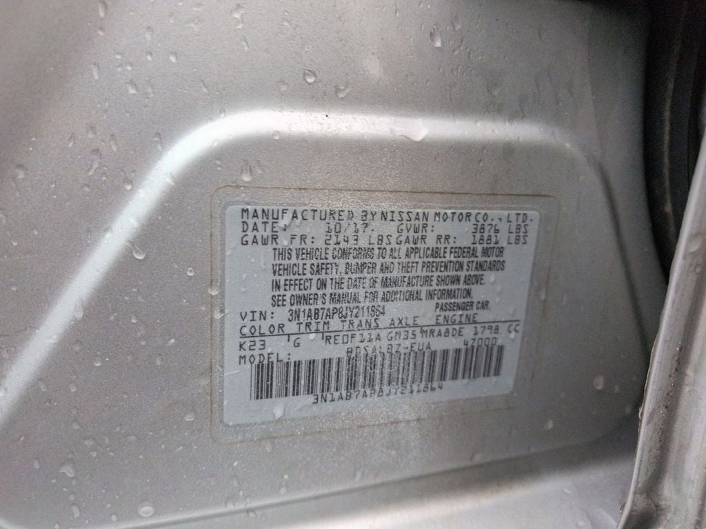 2018 Nissan Sentra S