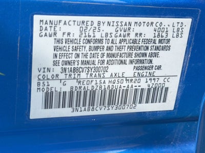 2025 Nissan Sentra SV