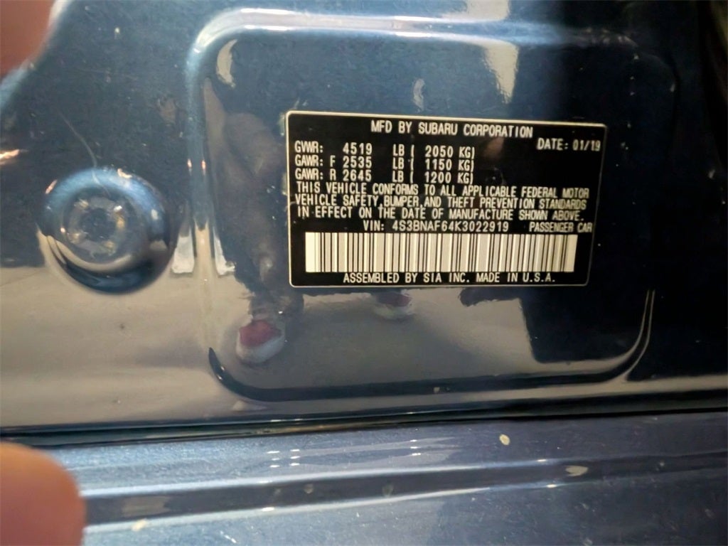 2019 Subaru Legacy 2.5i Premium