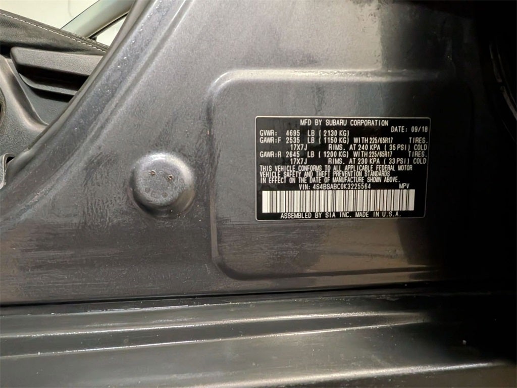 2019 Subaru Outback 2.5i