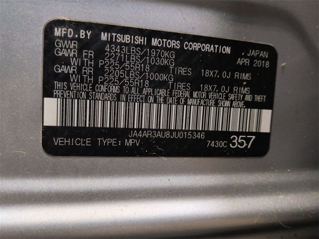 2018 Mitsubishi Outlander Sport 2.0 LE