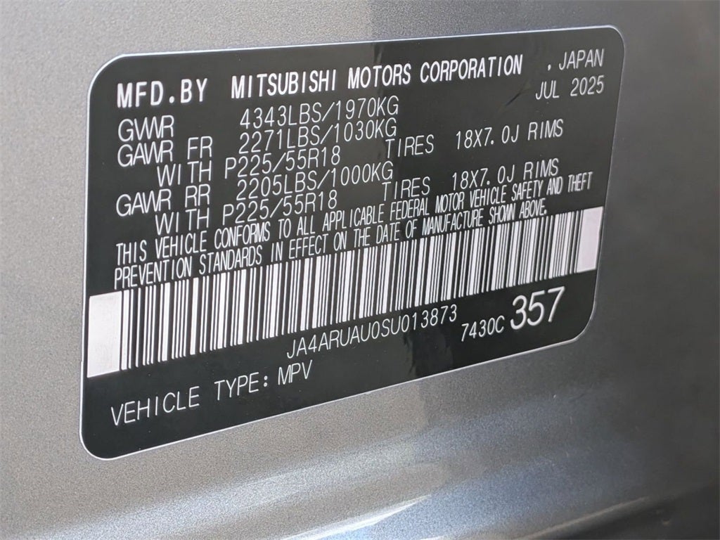 2025 Mitsubishi Outlander Sport 2.0 Trail Edition