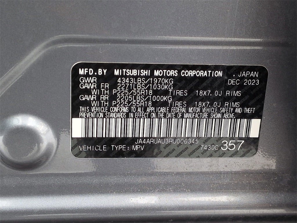 2024 Mitsubishi Outlander Sport 2.0 ES