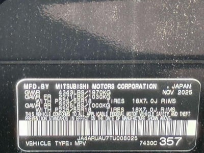 2026 Mitsubishi Outlander Sport 2.0 SE