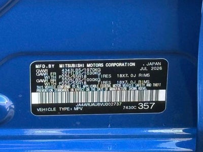 2027 Mitsubishi Outlander Sport 2.0 ES