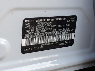 2025 Mitsubishi Outlander Sport 2.0 LE