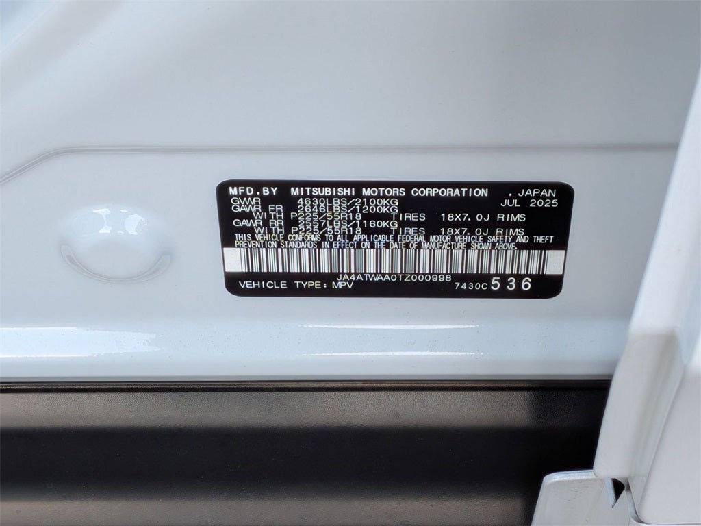 2026 Mitsubishi Eclipse Cross SEL