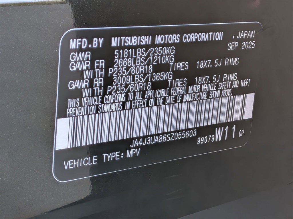 2025 Mitsubishi Outlander ES