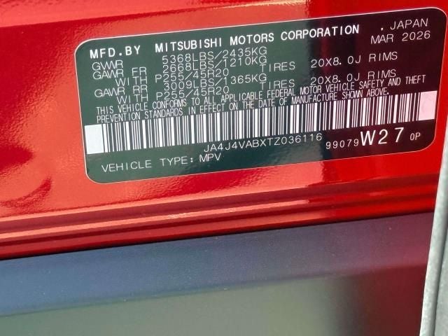 2026 Mitsubishi Outlander SE